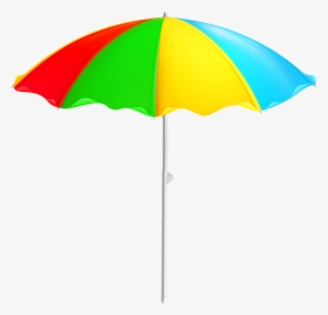Colorful Beach Umbrella Png Clipart - Summer Umbrella Clip Art