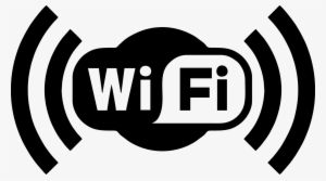 Logo Wifi Png Png Black And White Stock - Wifi