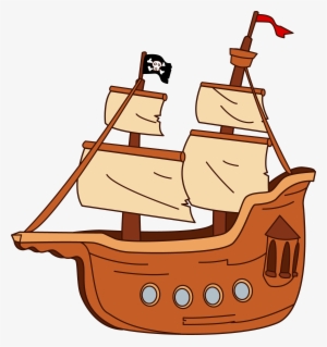 Boat Clipart - Pirate Ship Clip Art
