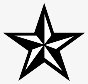Images For Nautical Star Vector - Star Tattoo Png