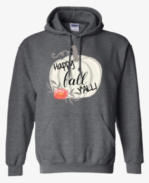Happy Fall Y'all Watercolor Pumpkin Hoodie Sweatshirt - Cute Volleyball Shirts For Moms