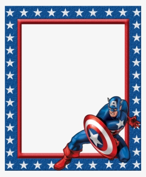 Svg Stock Images Of Captain - Captain America Photo Frame