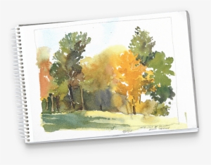 A - Watercolor Paintings Tony Conner Of Fall Landscapes