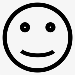 Happy Face Icon Black And White