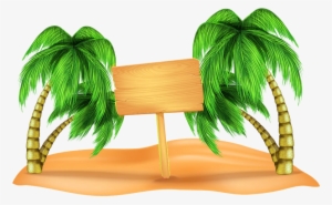 Beach Clip Art - Coconut Tree Clipart Hd Png
