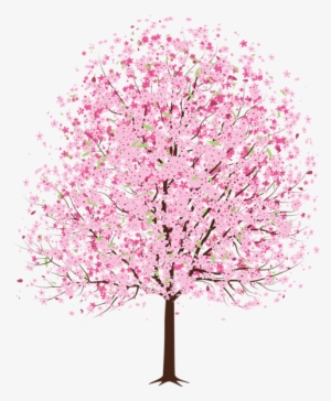 Cherry Tree Clipart Anime Cherry Blossom - Arvore De Cerejeira Desenho