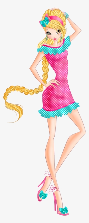 World Of Winx Chef Chic Stella Strawberry Outfit Png - Winx Chef Chef Png