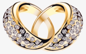 Ring Png - Golden Wedding Ring Png
