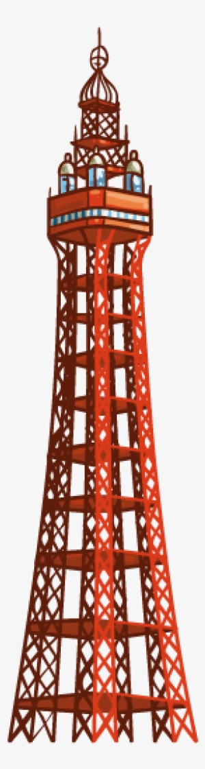 Eiffel Tower Clipart Blackpool Tower - Blackpool Tower Clipart