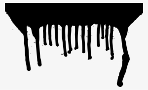 Dripping Vector Drip - Black Dripping Paint Png