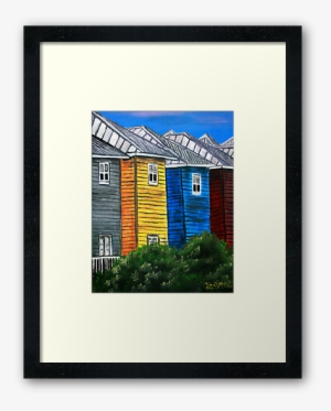 Transparent Acrylic Painting Inspirational "beach Houses - Artwall Derek Mccrea Beach Houses Gallery-wrapped Canvas