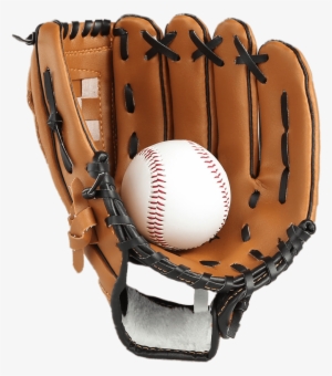 Baseball Bat Clipart Brown Thing - Baseball Glove Transparent