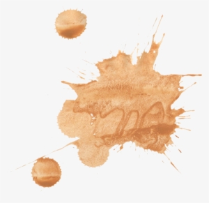 Png File Size - Brown Watercolor Stain Png
