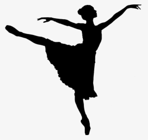 Ballet Dancer Silhouette - Ballerina Png