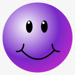 Purple Smiley Face Clip Art - Smiley Face Clip Art