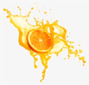 Orange Juice Splashing Png Image - Transparent Orange Juice Png