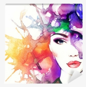 Abstract Watercolor - Abstract Fashion Painting