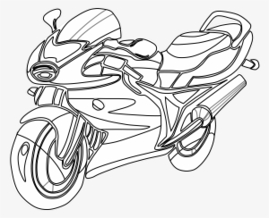 Outline At Getdrawings Com Svg Royalty Free Library - Motorcycle Colouring Pages