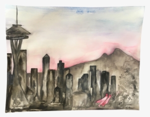 Seattle Original Watercolor Painting - Seattle