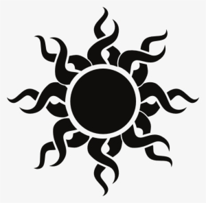 Sun Art - Black Tribal Designs