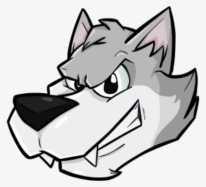 A Wolf Head - Wolf Head Cartoon Png