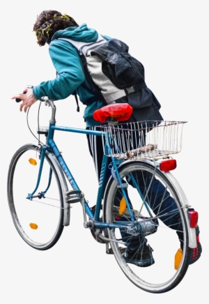 Walking With His Bike Png Image - Png Bicycle
