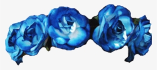 Freetoedit Flowercrown Image By Flower Crown Transpa - Blue Flower Crown Png