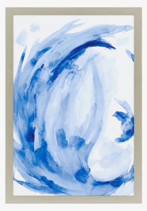 Blue Swirl Ii - Painting