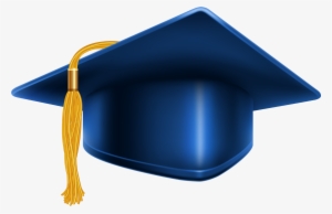 Blue Graduation Cap Png - Graduation Hat Png Blue