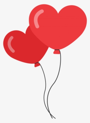 Heart Shaped Balloons Png Image - Heart Shaped Balloon Png