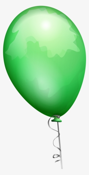Free Vector Balloons-aj Clip Art - Green Balloon
