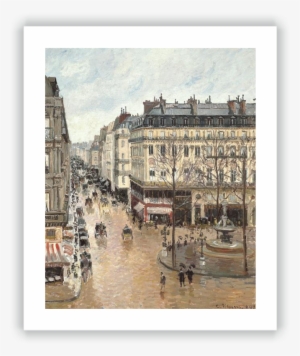 Rue Saint-honoré In The Afternoon - Camille Pissarro Rue St Honore