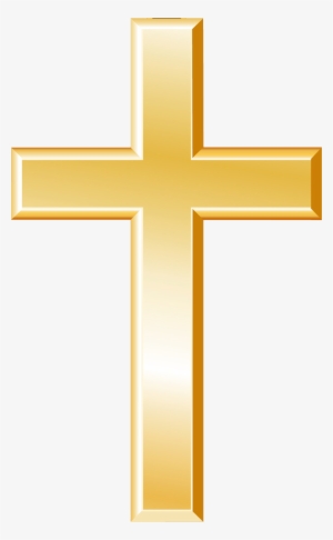 Christian Cross Png - Transparent Background Gold Cross