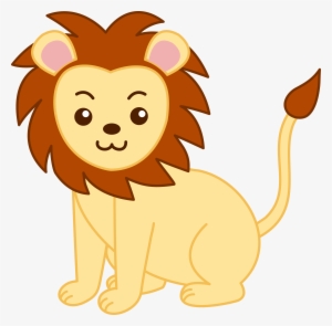 Little Yellow Lion Clip Art - Animals Clipart