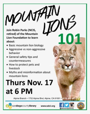 Mountain Lion Talk - Mountain Lion Alpine