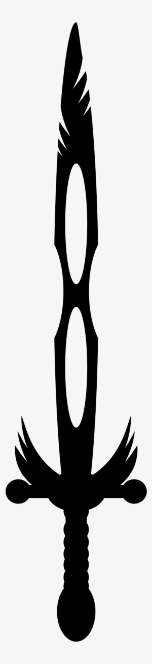 Black Sword Png Hd - Black And White Sword Png