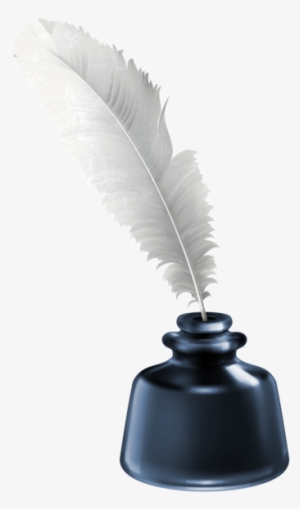 Feather Pen And Ink Png Download - Ink Feathers No Background