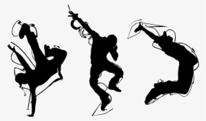 Hip Hop Dancing Decals - Dancing Hip Hop Drawing