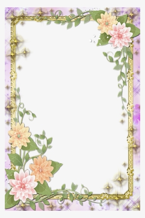 simple flower border designs for a4 paper