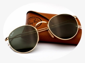 Over Sized Round Look For Summer, With It's Gold Frame - Oculos Ray Ban Redondo Feminino