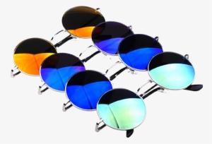 Glasses - Round Reflective Sunglasses Online India
