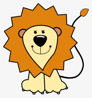 Big Image - Drawing A Lion Clipart