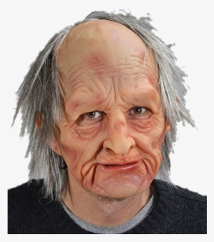 Old Man Mask With Hair - Zagone Studios Supersoft Old Man Mask