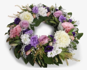 Pastel Funeral Wreath - Funeral Wreath Transparent