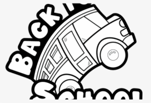 back to school banner clipart black and white
