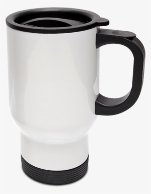 Stainless Steel Thermal White - Travel Mug Png