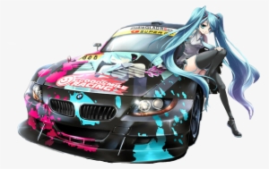 Anime Girls On Cars