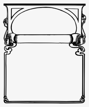 Borders And Frames Picture Frames Decorative Arts Download - Curly Line Frame Png