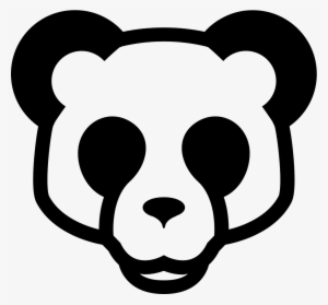 Panda Bear Face Front Comments - Cara De Un Panda