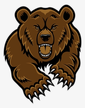 Bear Mascot Clipart Clipartsco Bears Pinterest - Grizzly Bear Head Clip Art